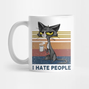 Cat I Hate People Mug